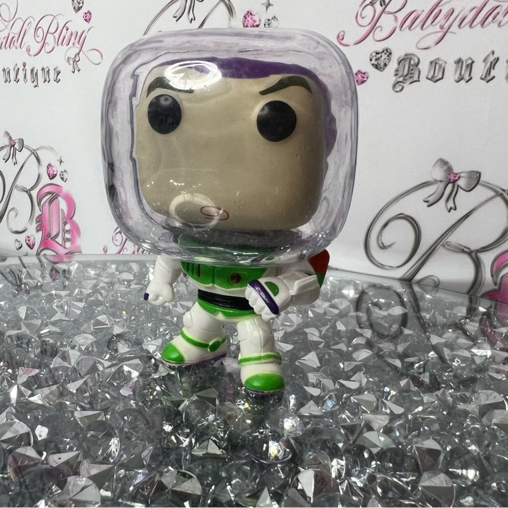Funko pop buzz light year action figure out of box Disney movie character